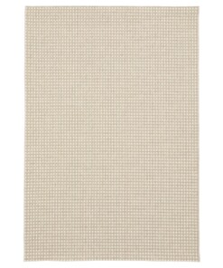 Buitenkleed - Bask Loom zandkleur - overzicht