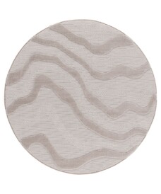 Rond vloerkleed marmer - Elevé Marbe taupe - overzicht, thumbnail