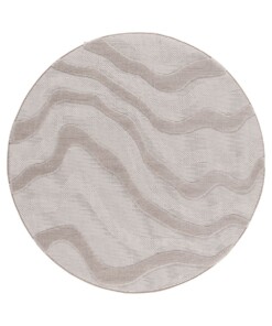 Rond vloerkleed marmer - Elevé Marbe taupe - overzicht