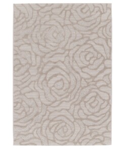 Vloerkleed bloemen - Elevé Pétale taupe - overzicht