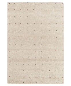 Hoogpolig vloerkleed - Dots crème/multi - overzicht
