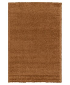 Hoogpolig vloerkleed - Mirage Havre ambergeel - overzicht, thumbnail