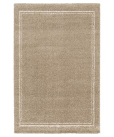 Hoogpolig vloerkleed - Mirage Ligne beige - overzicht, thumbnail