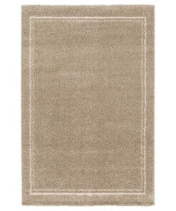 Hoogpolig vloerkleed - Mirage Ligne beige - overzicht