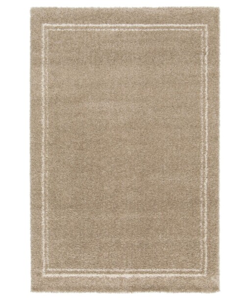 Hoogpolig vloerkleed - Mirage Ligne beige - overzicht