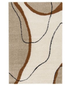 Hoogpolig vloerkleed - Mirage Rivage beige - overzicht