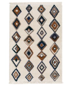 Berber vloerkleed - Atlas Nomad bruin/blauw - overzicht