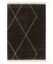 Berber vloerkleed - Atlas Grid donkerbruin - overzicht, thumbnail