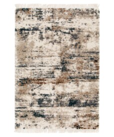 Berber vloerkleed - Atlas Canvas blauw/beige - overzicht, thumbnail