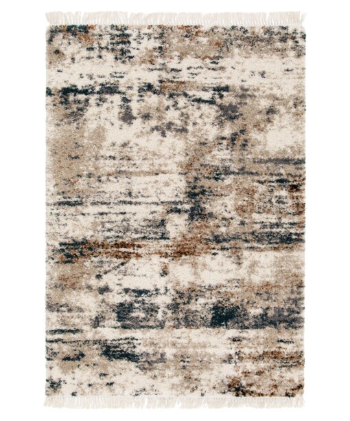 Berber vloerkleed - Atlas Canvas blauw/beige - overzicht