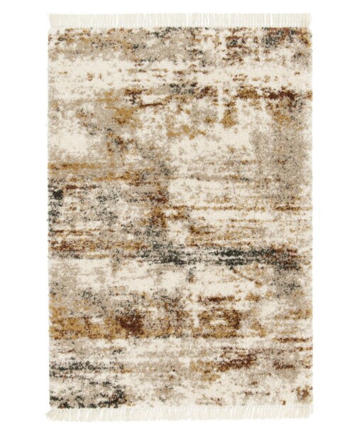 Berber vloerkleed - Atlas Canvas beige/ambergeel - overzicht