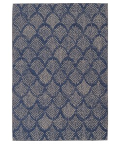Design vloerkleed - Sapphire Opal jeansblauw - overzicht
