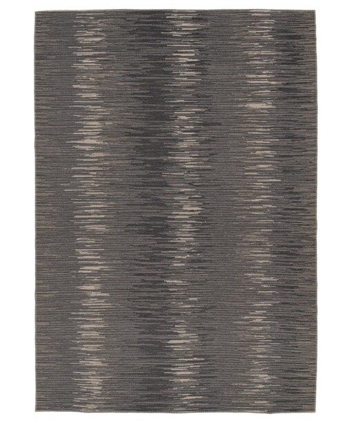 Abstract vloerkleed - Sapphire Ripple antraciet - overzicht