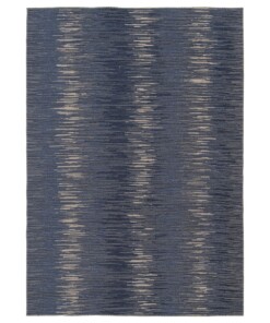 Abstract vloerkleed - Sapphire Ripple jeansblauw - overzicht