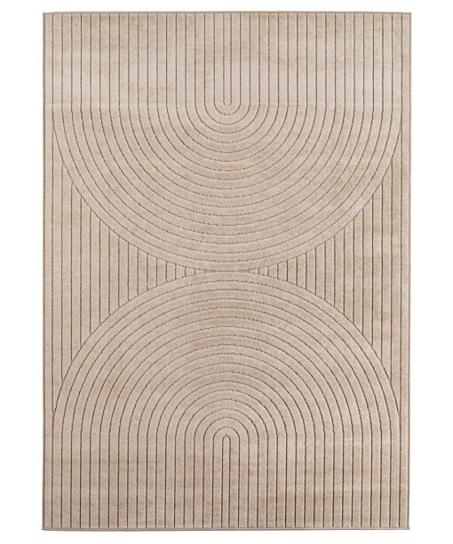 Scandinavisch buitenkleed - Naara Soli beige - overzicht