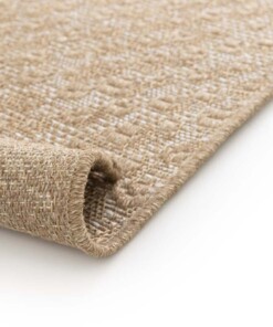 Buitenkleed ruiten - Corde Trellis naturel/wit