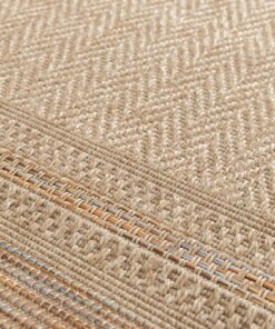 Buitenkleed ruiten - Corde Cadre naturel/sunset