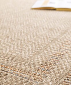 Buitenkleed ruiten - Corde Cadre naturel/sunset