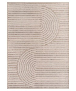 Buitenkleed - Mira Curve beige - overzicht