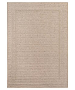 Buitenkleed - Mira Frame beige - overzicht