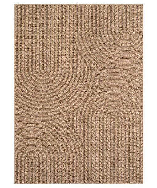 Jute buitenkleed - Cana Circo beige - overzicht