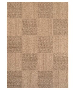 Jute buitenkleed Cana Quadro beige - overzicht