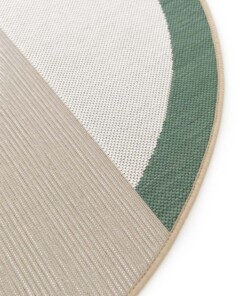 Rond buitenkleed - Verdance Solis groen Rond buitenkleed - Verdance Solis groen