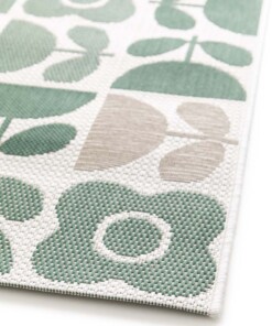 Buitenkleed bloemen - Verdance Bloom groen