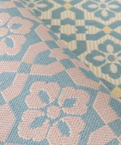 Buitenkleed - Bubbly Tulip turquoise