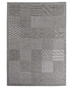Buitenkleed - Alvra Tile grijs - overzicht