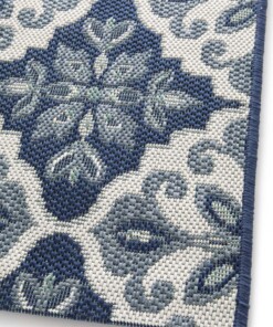 Buitenkleed - Bubbly Delft blauw