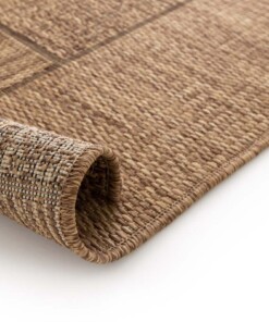 Buitenkleed blokken - Twill Patch bruin