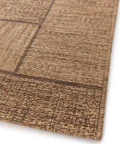 Buitenkleed blokken - Twill Patch bruin