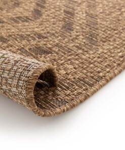 Buitenkleed ruiten - Twill Parquet bruin/zwart