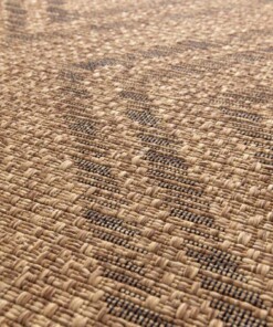 Buitenkleed ruiten - Twill Parquet bruin/zwart Buitenkleed ruiten - Twill Parquet bruin/zwart