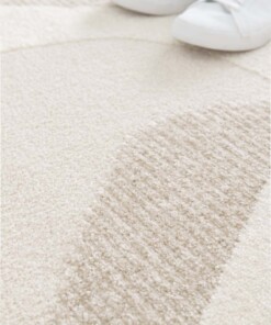 Design vloerkleed - Forme Pierre beige