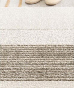 Japandi vloerkleed - Forme Courbe beige Japandi vloerkleed - Forme Courbe beige