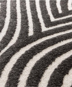 Retro vloerkleed - Forme Courant antraciet Retro vloerkleed - Forme Courant antraciet