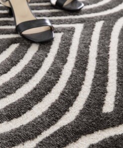 Retro vloerkleed - Forme Courant antraciet
