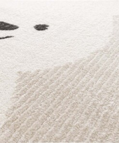 Vloerkleed babykamer - Softpaw Bearly ivoor