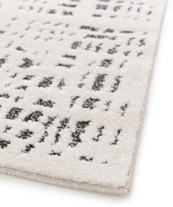 Design vloerkleed - Relief Vitrum wit/zwart