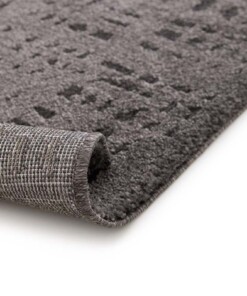 Design vloerkleed - Relief Vitrum zwart