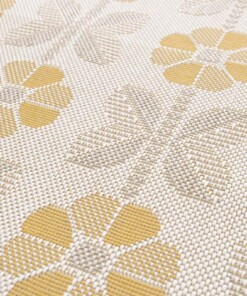 Buitenkleed bloemen - Amber Marigold beige/geel Buitenkleed bloemen - Amber Marigold beige/geel