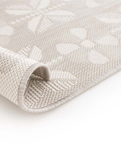 Buitenkleed bloemen - Amber Marigold beige