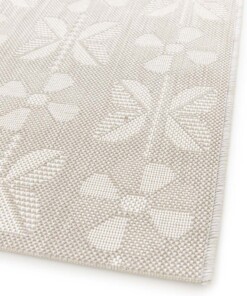 Buitenkleed bloemen - Amber Marigold beige