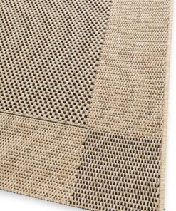 Buitenkleed - Bask Frame beige/zwart