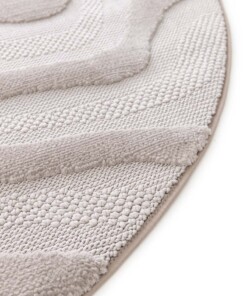 Rond vloerkleed marmer - Elevé Marbe taupe