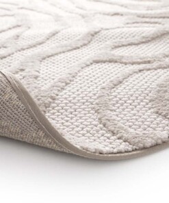 Rond vloerkleed bloemen - Elevé Pétale taupe Rond vloerkleed bloemen - Elevé Pétale taupe