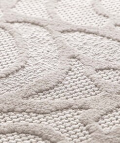 Vloerkleed bloemen - Elevé Pétale taupe Vloerkleed bloemen - Elevé Pétale taupe