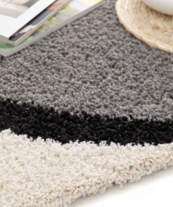 Hoogpolig vloerkleed - Mirage Éclipse grijs Hoogpolig vloerkleed - Mirage Éclipse grijs